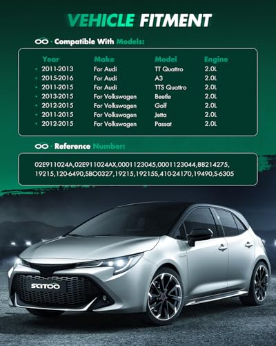Image of SCITOO Starter Motor fit for Audi for A3 2.0L 2015-2016,for Audi for TT Quattro 2.0L 2011-2013,for Audi for TTS Quattro 2.0L 2011-2013 2015 Replacement Starter 19215