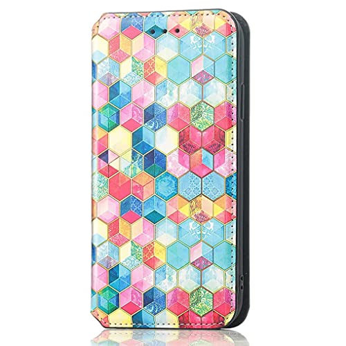 SEAHAI Funda para OPPO A17 / OPPO A17K Billetera, Diseño de Patrón de Colores Elegante, Suave PU Cuero Flip Carcasa Case con Soporte/Tapa Tarjetas/Magnética - Espacio Colorido