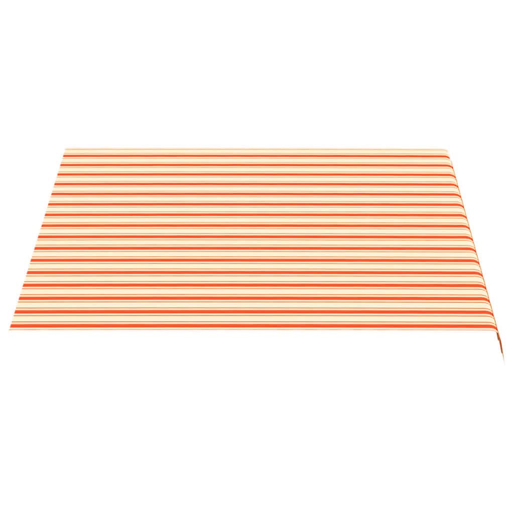 vidaXL Tessuto di Ricambio per Tenda da Sole Giallo e Arancio 3x2,5 m