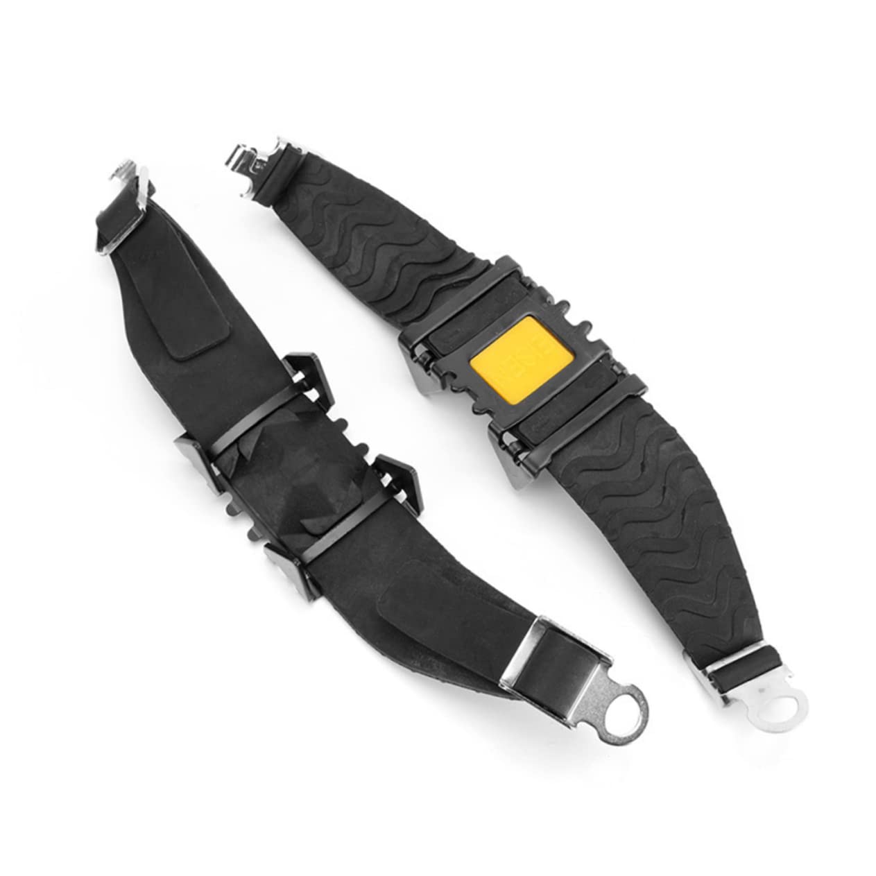 AOKWAWALIY Ice Traction Cleats Snow Climbing Crampons 4 Teeth for Outdoor Activities