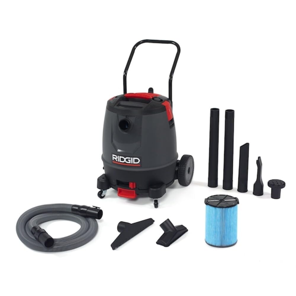 RIDGID 50338 Motor-on-Bottom Wet Dry Vacuum