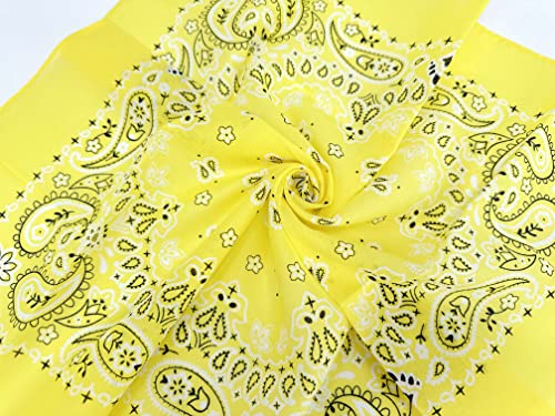Image of Single Pack Bandanas 60s Premium Cotton Soft Thin Handfeel Large Handkerchief for Men and Women