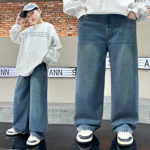 Boys Cargo Pants Comfortable Elastic Waist Casual Wear Bottoms for Children Regular Fit Outdoor Play and School3