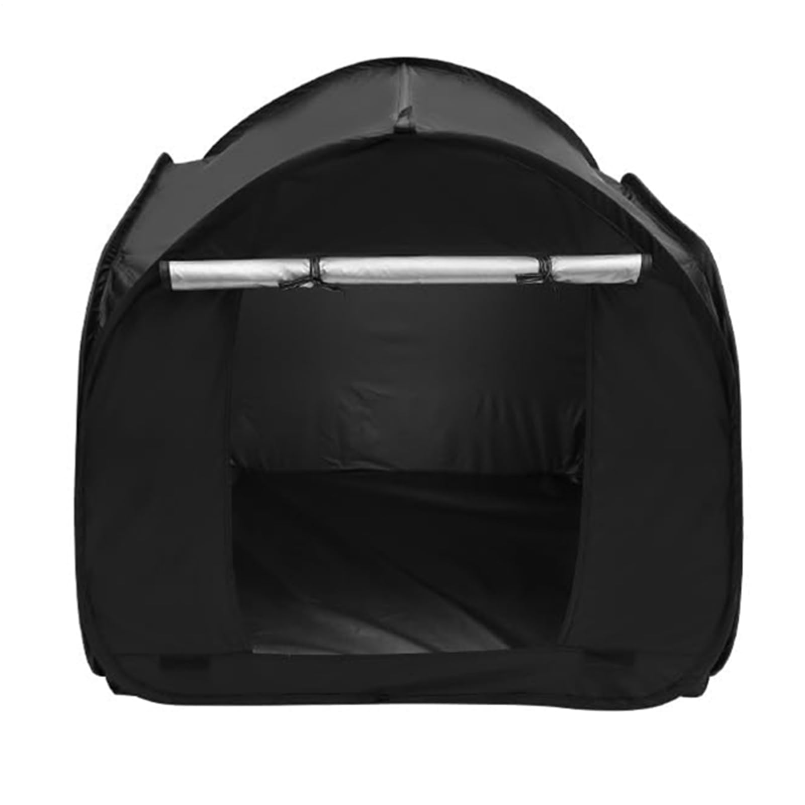 Sensorisches Zelt für ruhiges Eckzelt | Extra Big Black Out Beruhigend Den – starkes sensorisches Versteck, versilbert, mit Rollladen und Tür, verbessert die Konzentration und die Kompensation