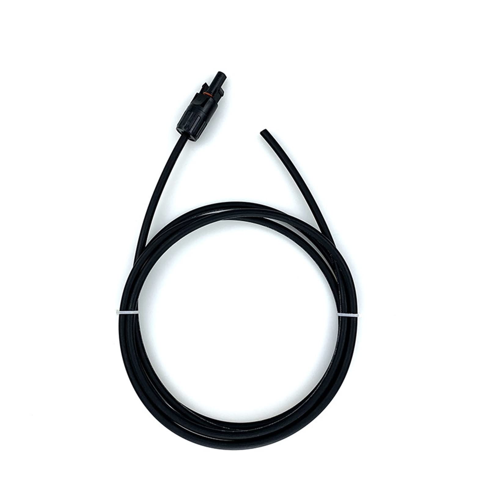 1M 2M 3M 5M 8M 10M 15M 20M Weiblicher und männlicher Einzelkopf-Solar-Verlängerungsdraht Kabel PV-Draht 6/4/2,5 mm2 Solar-PV-Kabel(Svart,20m,14AWG 2.5mm)