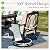 Sophia & William Patio Dining Set for 4, Outdoor Table Furniture Set 5 Piece with 4 Padded Swivel Dining Chairs and 1 Round Metal Table with 1.57" Umbrella Hole