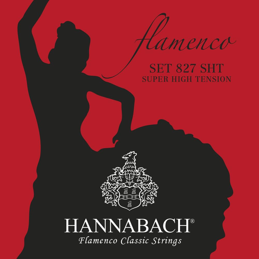 Hannabach classical guitar strings Flamenco Series 827 Super High Tension set Made in Germany - 827SHT