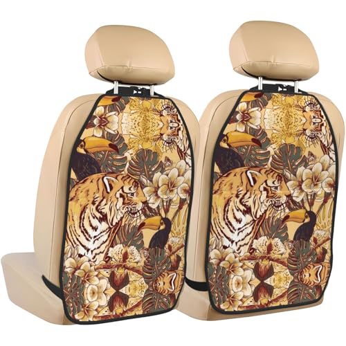 Protection de siège de voiture anti-rayures Tropical Tiger pour camion