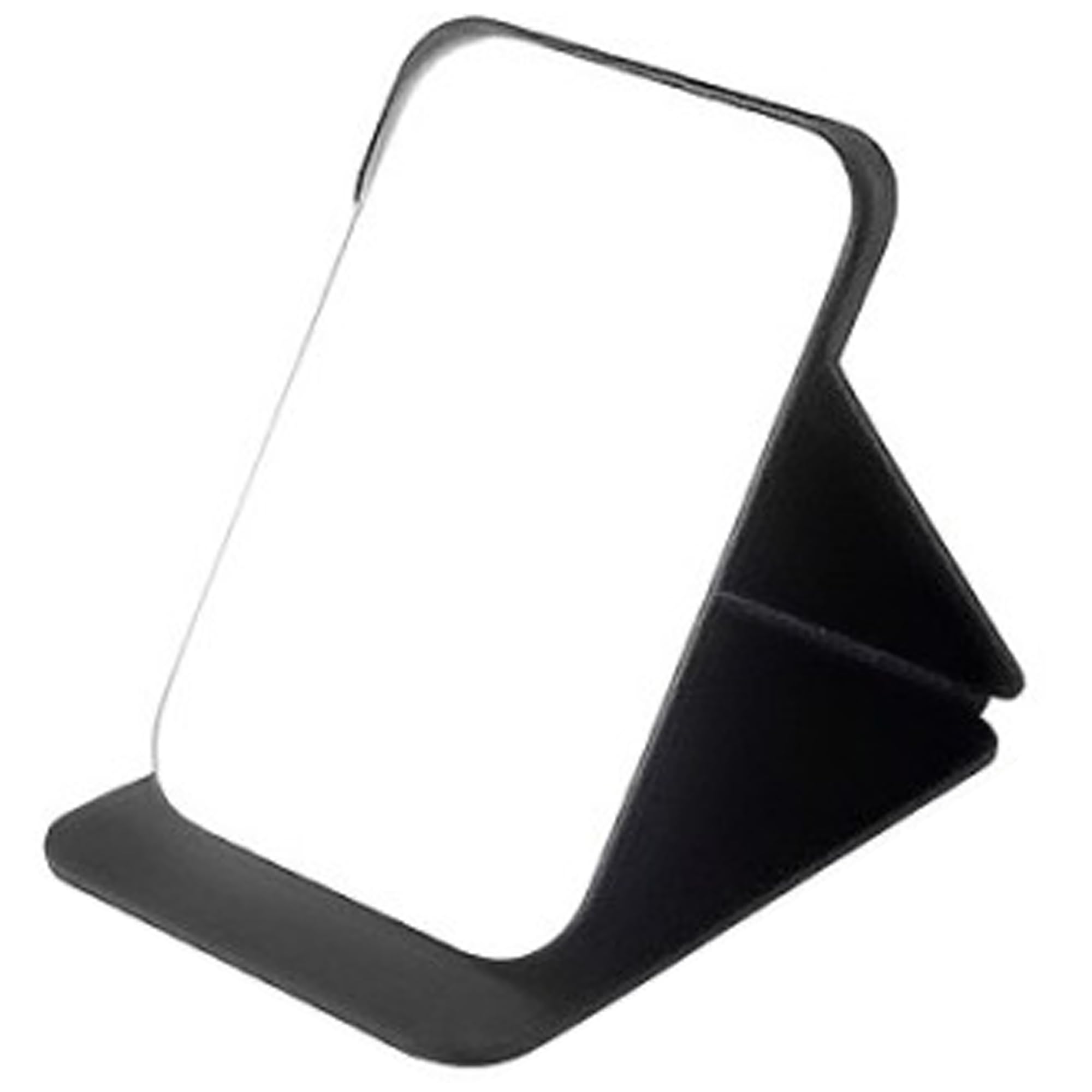 Shunshi Portable Folding Mirror,25.2 * 17.8cm Pocket Mirror Travel Makeup with Adjustable Stand