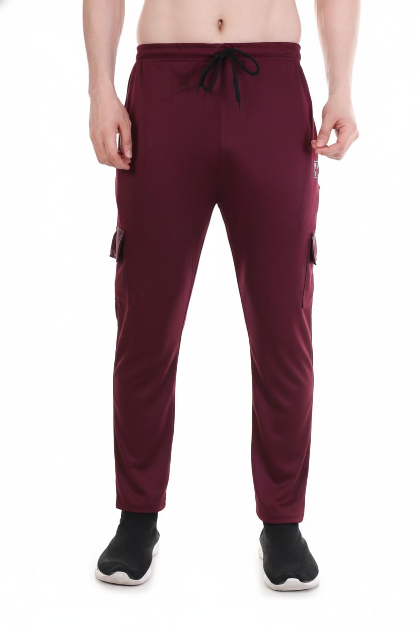 Men’s Track Pants with Adjustable Drawstring Waist, Lightweight Sportswear Joggers for Workout, Training & Casual Use, Logo Detail ()-picture-52