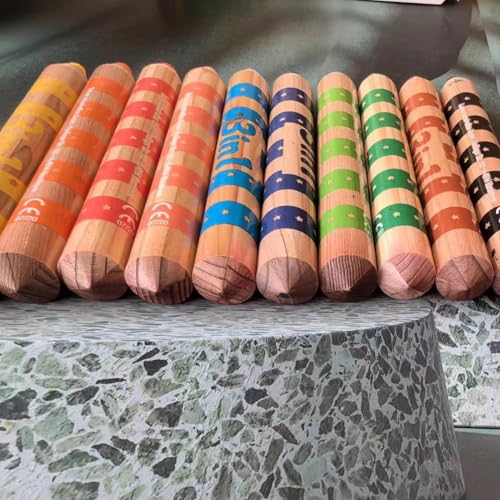 Crayones artísticos escolares con palitos de dibujo vibrantes para papelería infantil 6