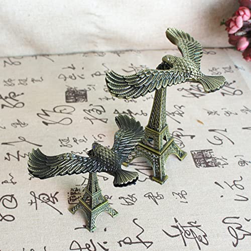 ORFOFE 3 Peças de Brinquedo Diy Presentes Estátua de Liga Adultos Decoração de Mesa de Metal Águia A