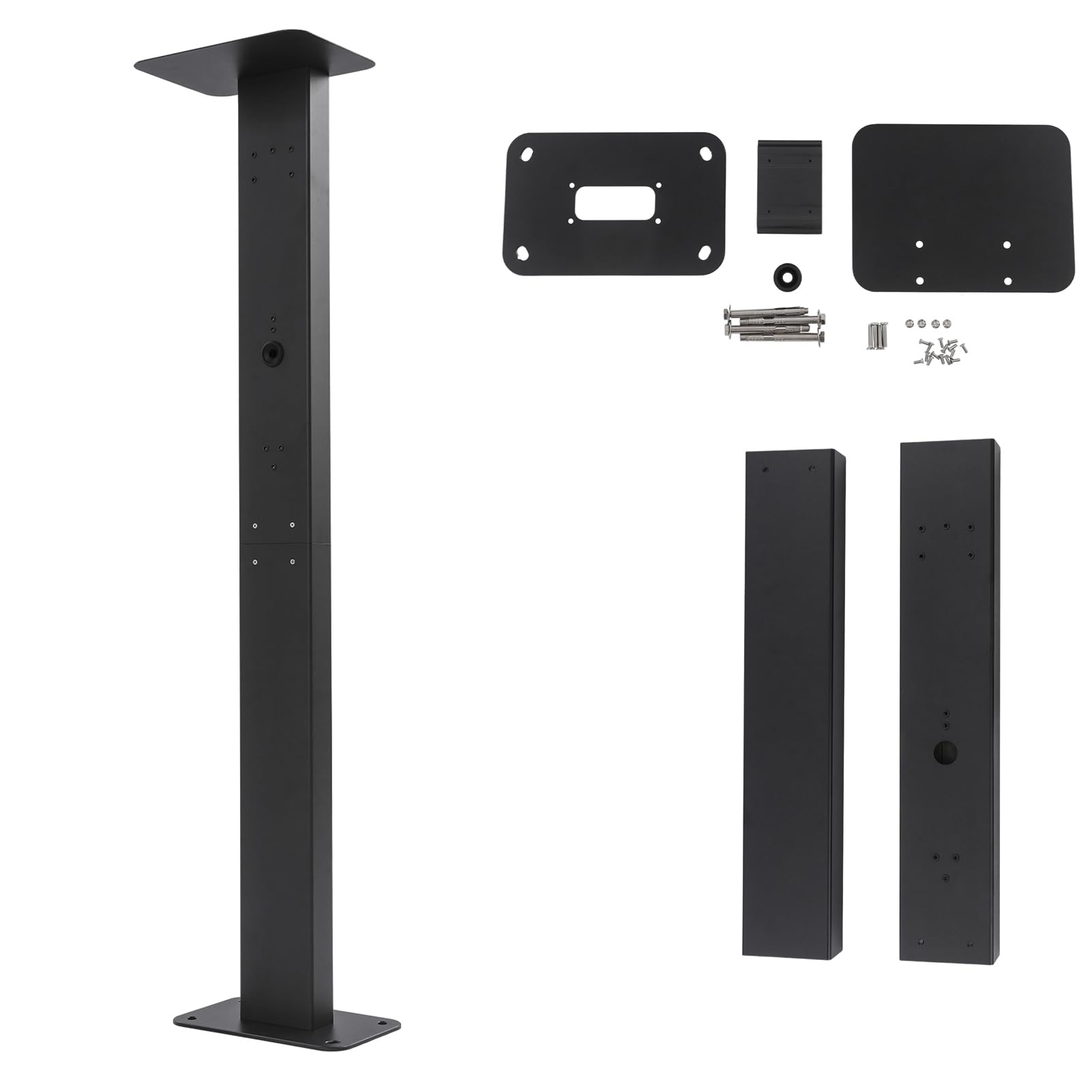 Stacja ładująca EV, kolumna montażowa, 2 mm Mobility Wallbox, 28 x 21 x 130,5 cm, podpórka montażowa do użytku wewnątrz i na zewnątrz, kolumna do stacji ładowania samochodów elektrycznych