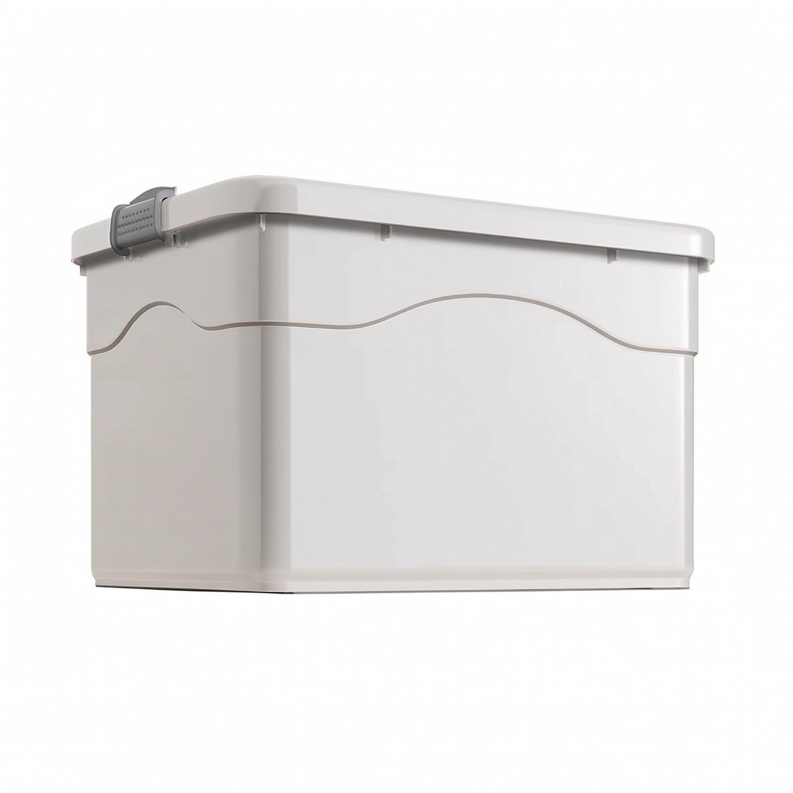 KESOTO Contenitore in Plastica Antipolvere Impermeabile, Contenitore con Coperchio, per Cameretta, Famiglie, 78x57.5x50CM