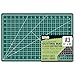 US Art Supply 12" x 18" GREEN/BLACK Professional Self Healing 5-Ply Double Sided Durable Non-Slip PVC Cutting Mat Great for Scrapbooking, Quilting, Sewing and all Arts & Crafts Projects