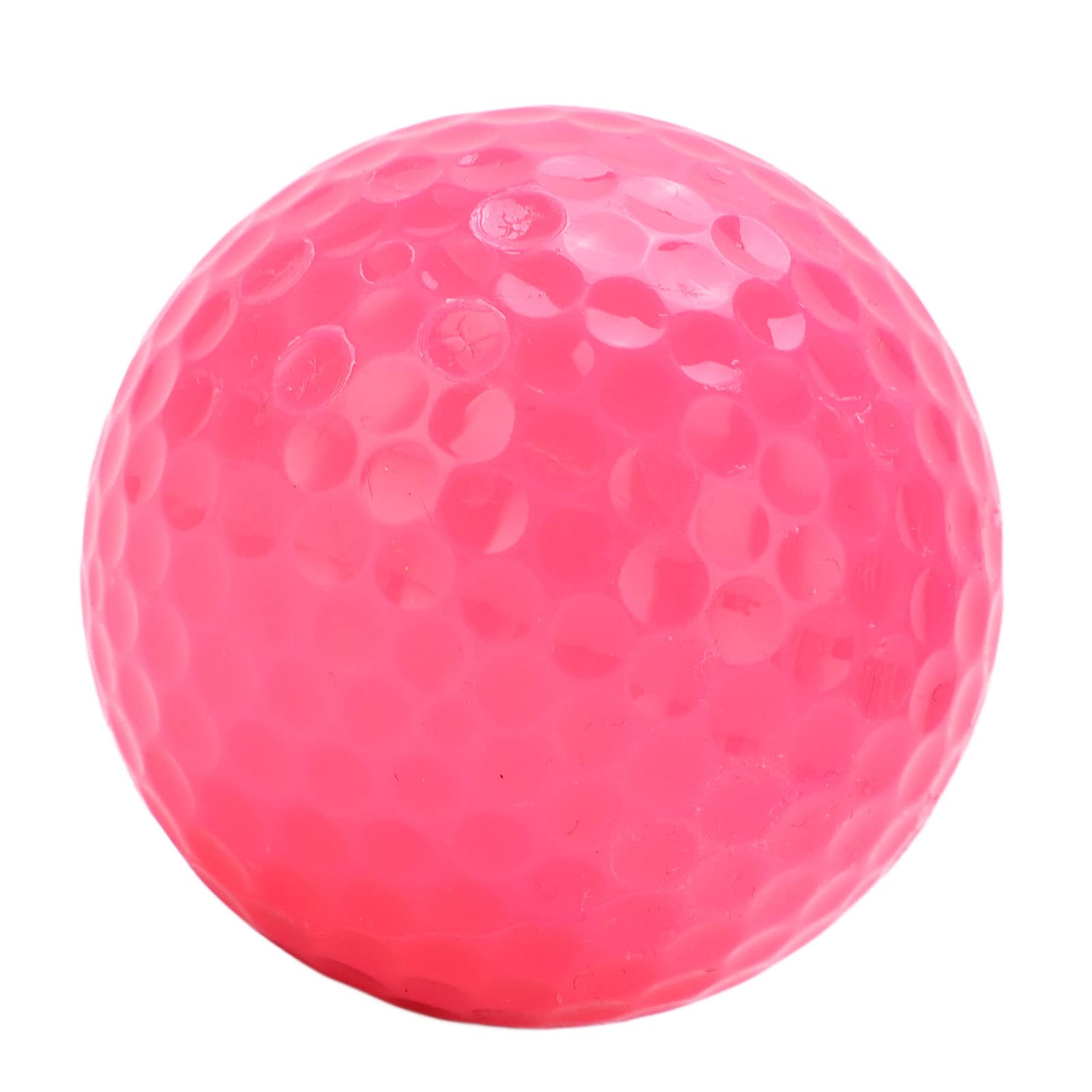 Golf Floating Ball, Stable 2 Layers Floating Golf Ball Unsinkable Durable Unique for Outdoor(pink)