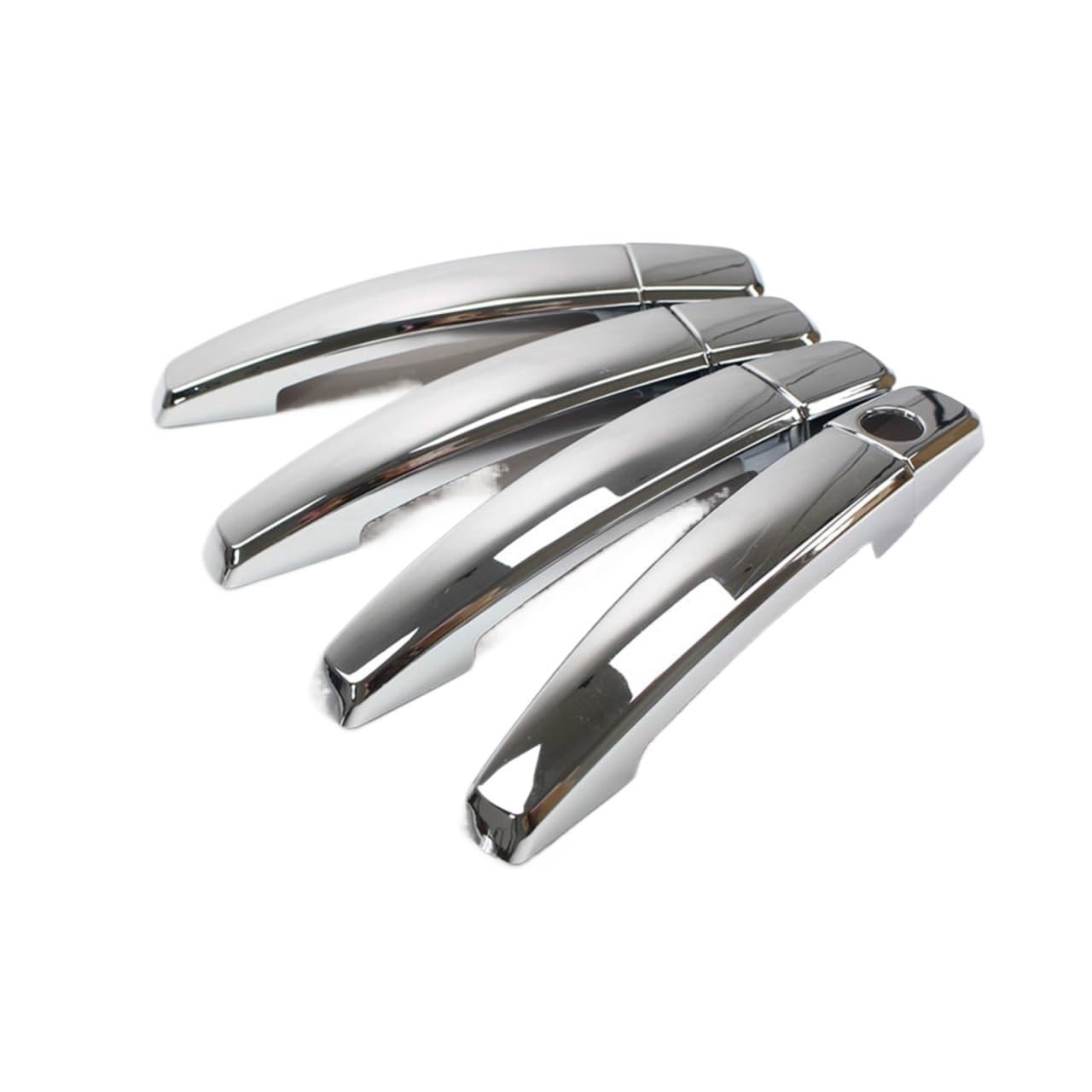 Trxjjvm Silver For Chevrolet For Cruze For Spark For Captiva For Camaro 2010-2015 Car Door Handle Cover Trim Stickers Styling Car Exterior Door Handle(Silver)