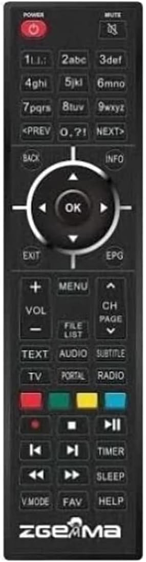 Genuine Remote Control for Zgemma Star Satellite Receiver H9s H9S SE H11S H7 H.7C H.2H H2H H3.2TC H32TC H4 H5 H5.2S H52S H5.2TC H95 H9S H.S HS H52TC H.2S H2S H7C H.7S H7S H9.2S