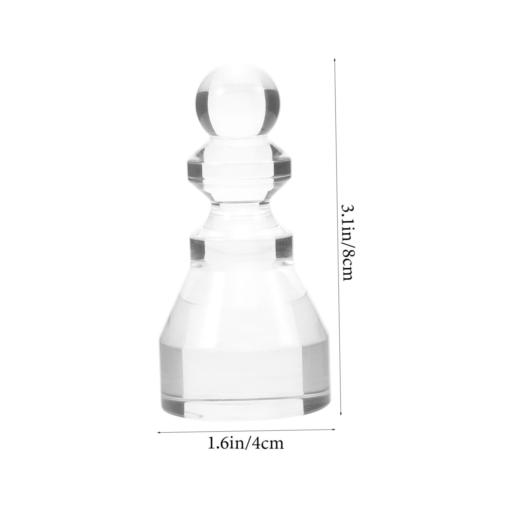 VICASKY Acrylic Win Marker for Game Wheel Transparent Poker Chip Pillar Accessory for Stability and Easy Tracking Roulette and