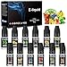 E-Líquido, 12 X 10mL E Liquido Vaper Sin Nicotina, E-Liquid VG50/PG50, Set E-Líquido Para Cigarrillos Electrónicos/E Shisha/E Hookah (0,0mg nicotina)