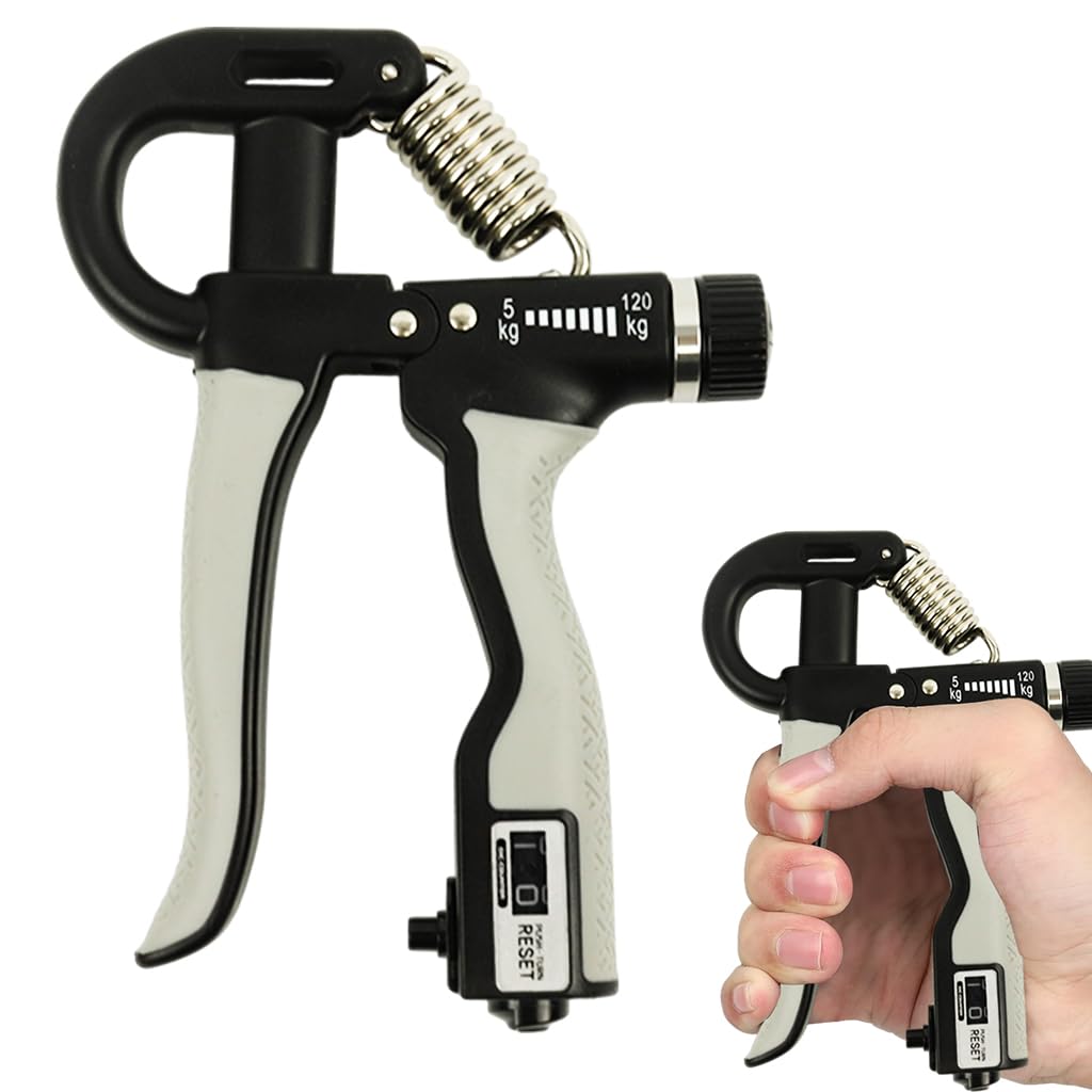 Proberos® Adults Hand Grip Strengthener with Counter 11-264lbs Adjustable Resistance Finger Exerciser, Hand Strength Trainer, Hand Exerciser Grip For Finger Exerciser Forearm Training (B0CTDFM7ZC) Amazon Price History, Amazon Price Tracker