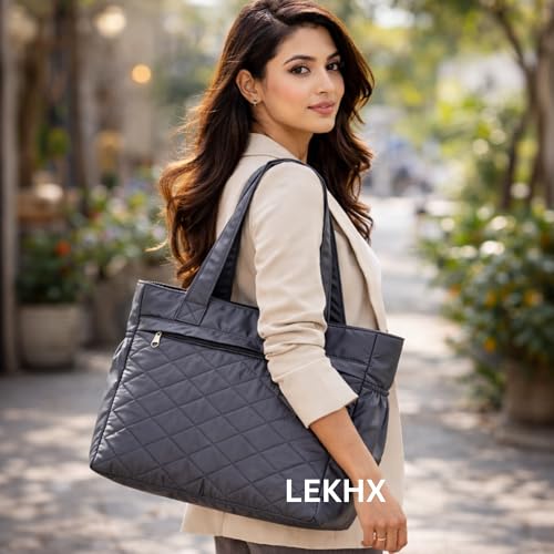 Image of LX LEKHX Women's Tote Bags - Stylish Handbags for Office, College & Party Use | Spacious & Trendy Shoulder Bag for Work, Casual & Evening | Durable, Lightweight & Fashionable Tote for Women