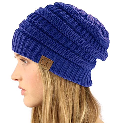 Image of Hatsandscarf CC Exclusives Solid Color Beanie Tail Hat for Adult (MB-20A)