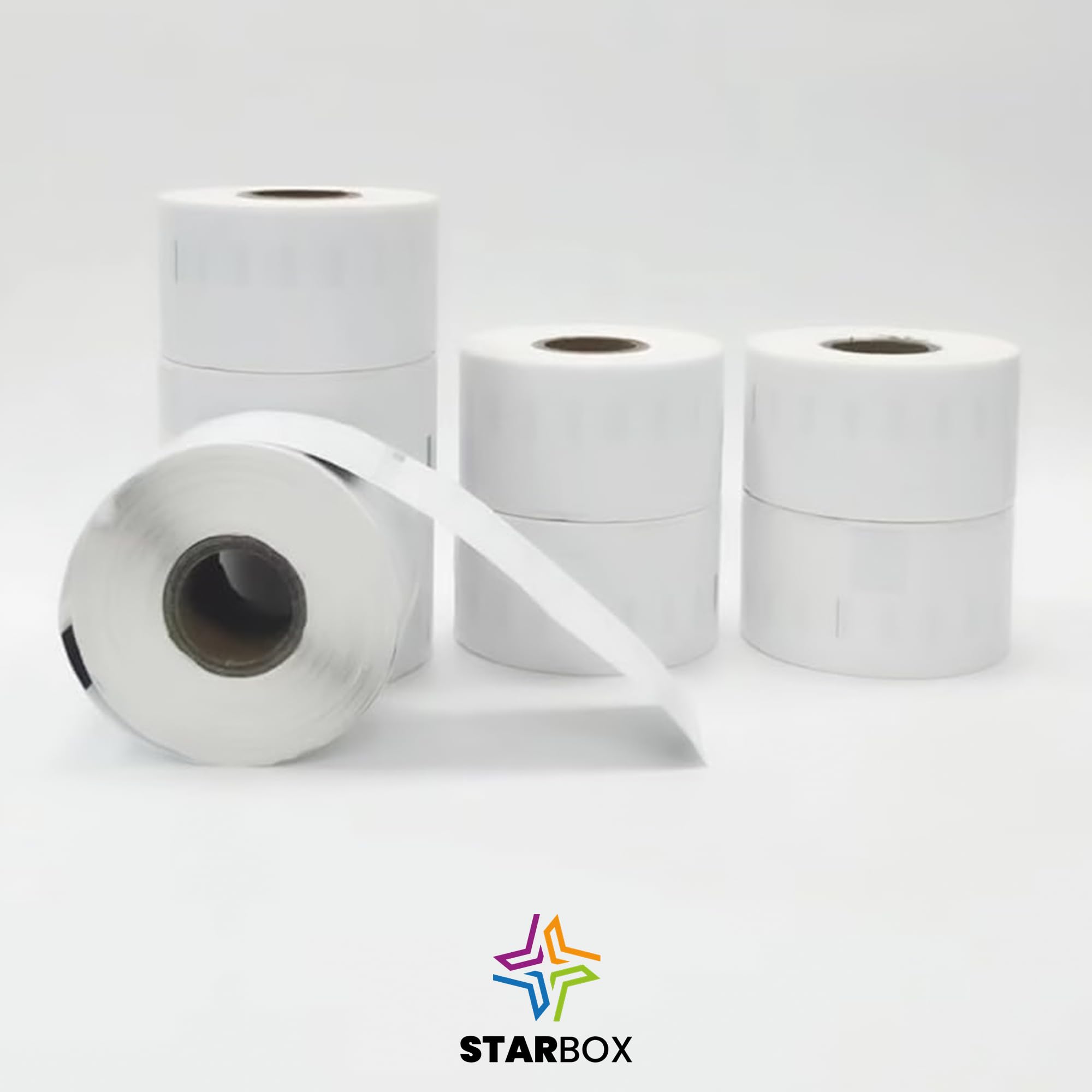 STAR BOX - LOT de 10 Etiquettes compatible avec Dymo 99012 Auto Adhésives 36mm x 89mm avec imprimantes Labelwriter & Seiko Grandes Étiquettes adresse LabelWriter 450 et 4XL (10)