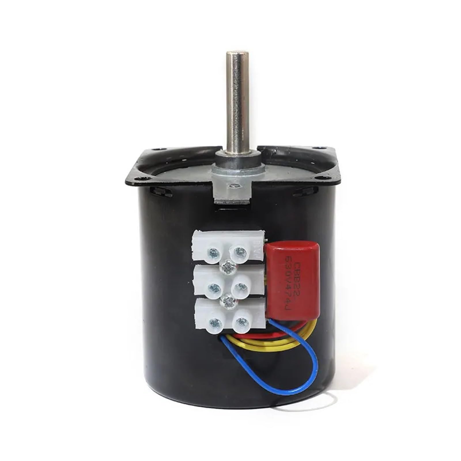 Motores síncronos de ca Motor síncrono de imán Permanente de Alto par 68KTYZ 28W 220V CA Eje excéntrico Motor eléctrico con Reductor de Engranajes metálicos de 7 mm(5rpm)
