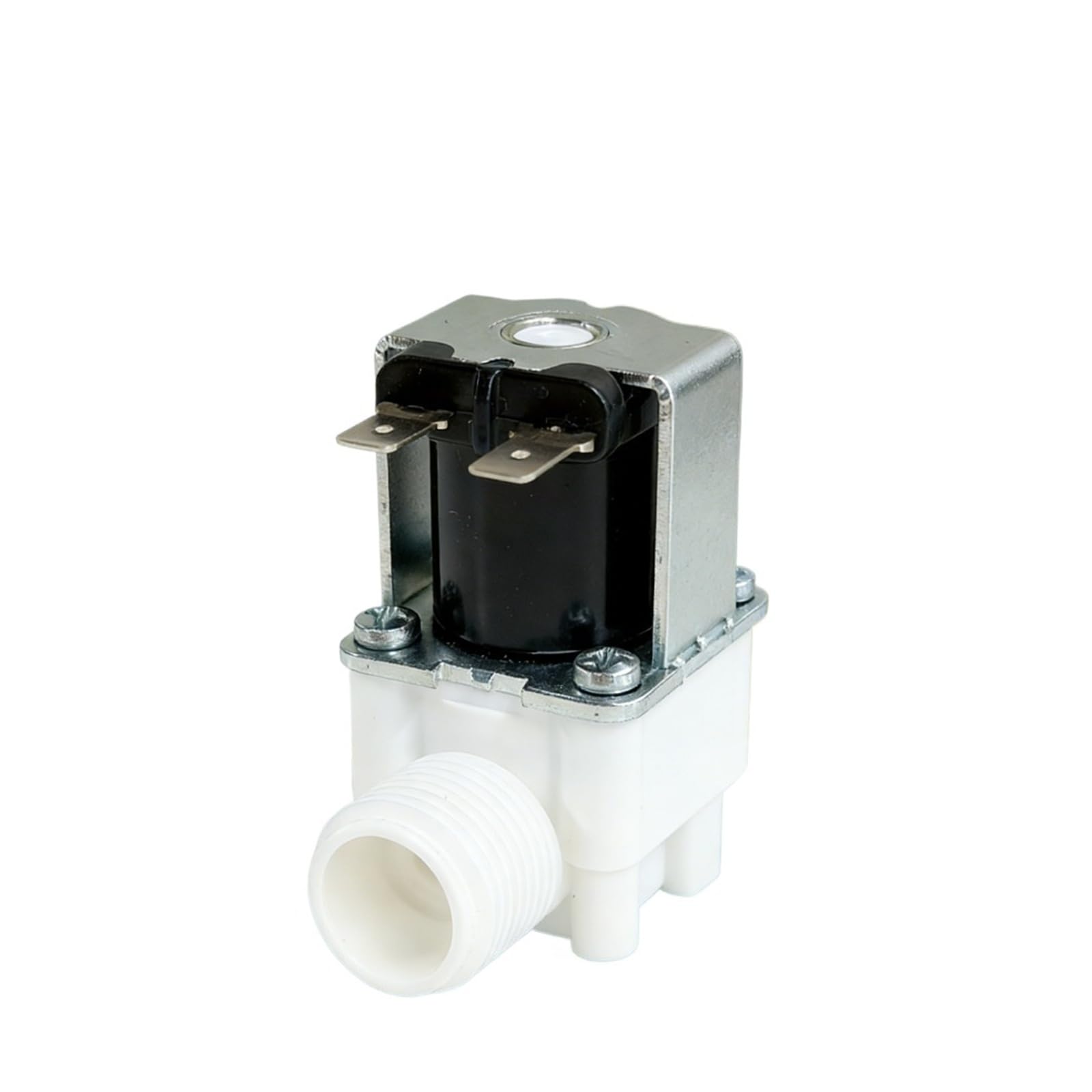 Ebturxwgh As Show Dc 12V Normally Closed Water Solenoid Valve, 0.02-0.8Mpa Plastic Inlet Valve, Easy To Install For Washing Machine