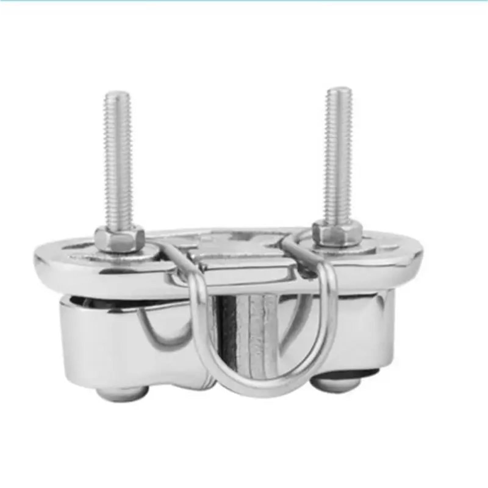 Bitta passacavo in Acciaio Inox da 68 mm for Barca con Anello di Guida for Barca a Vela, Canoa, Kayak, Tender