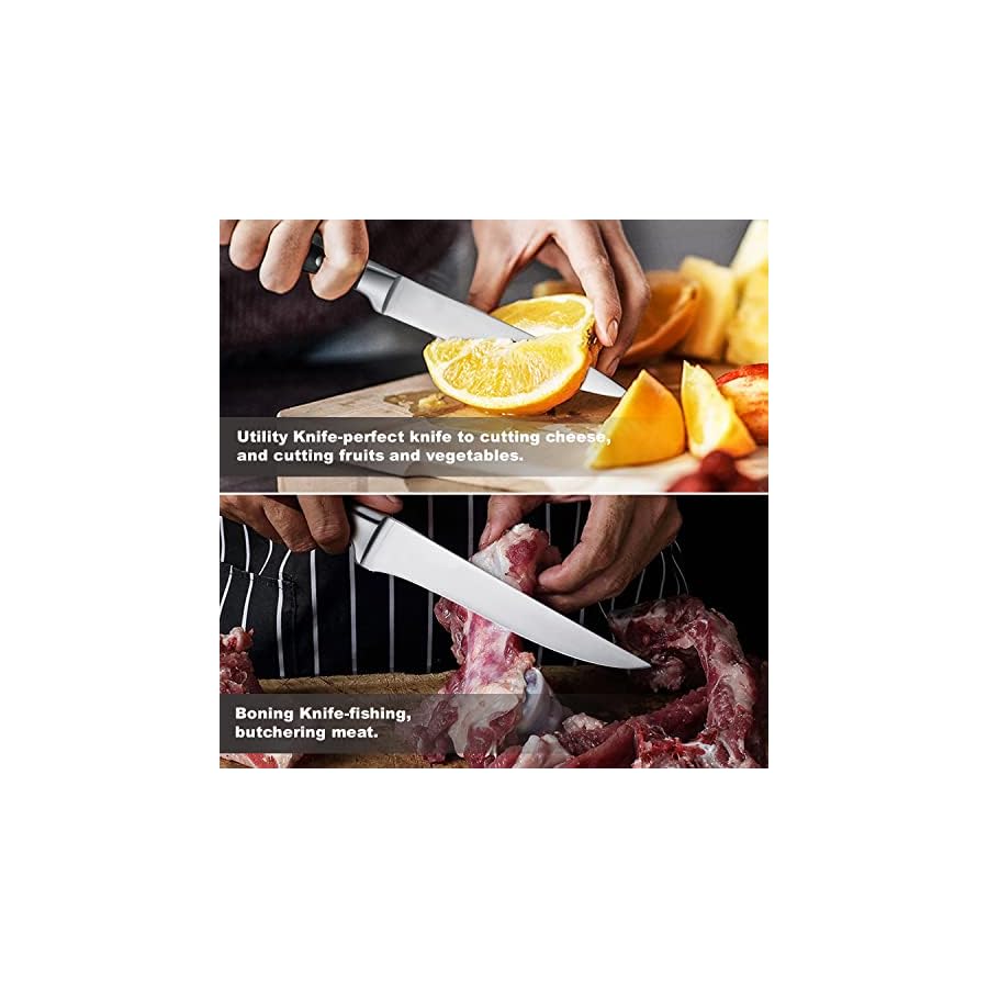 MAD-SHARK-Knife-Set-Professional-5-Piece-Kitchen-Chef-Knife-Set-German-High-Carbon-Stainless-Steel-Ultra-Sharp-Knives-Sets-Ergonomic-Handle-Home-Cooking-Perfect-Cutlery-Set-Gift MAD SHARK Knife Set, Professional 5 Piece Kitchen Chef Knife Set, German High Carbon Stainless Steel Ultra Sharp Knives Sets, Ergonomic Handle Home Cooking Perfect Cutlery Set Gift