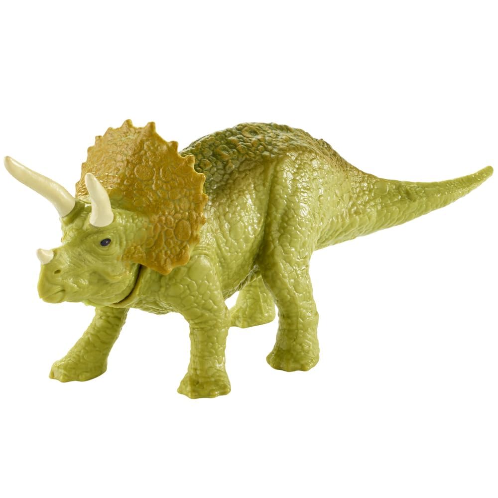 Mattel Jurassic World Wave 4 Mini Sammelfigur Triceratops Dinosaurier - ungeöffnete identifizierte Blindtasche Dino Rivals