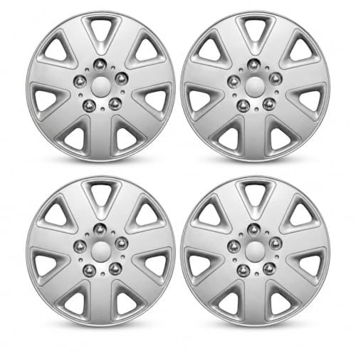Image of Streetwize - Urban X Hurricane Wheel Cover Set - 14 in. Hubcap, Decorative Wheel Trim | Automotive Exterior Car Accessories