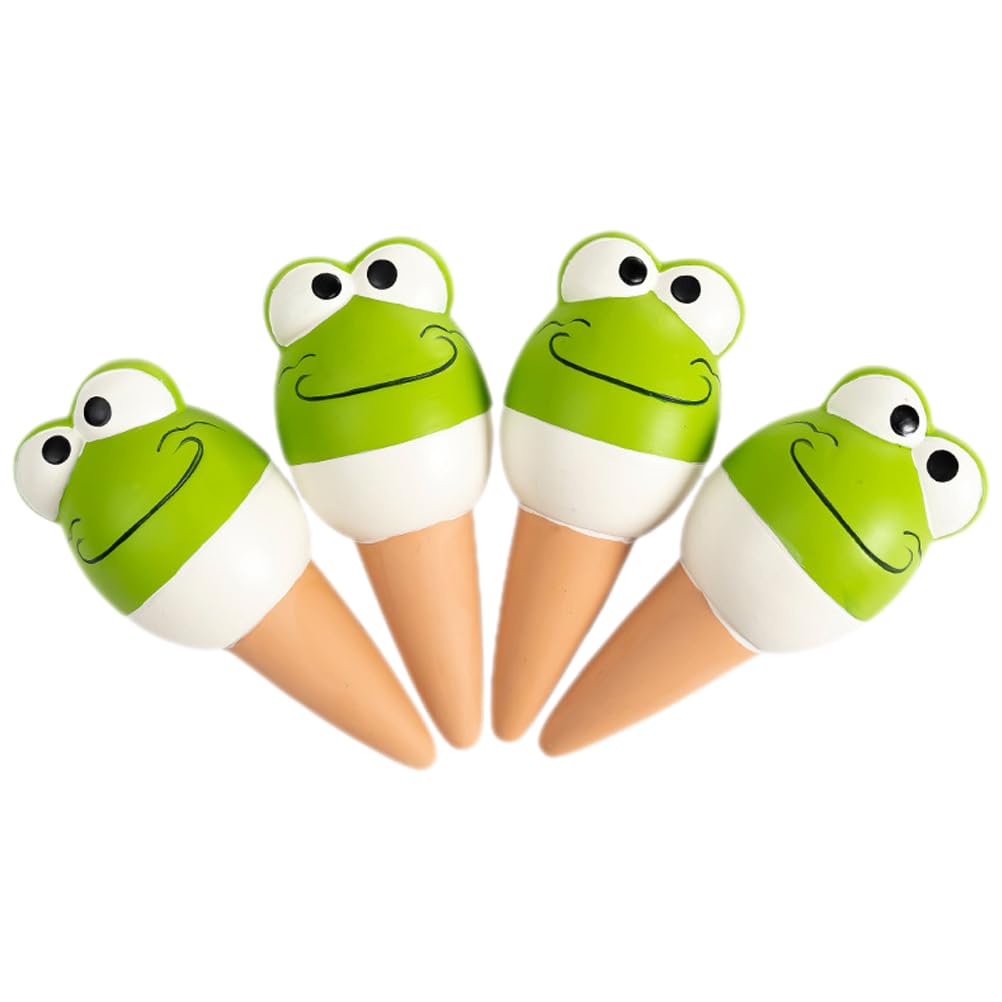 Arrosage goutte à goutte réutilisable en céramique poreuse forme grenouille