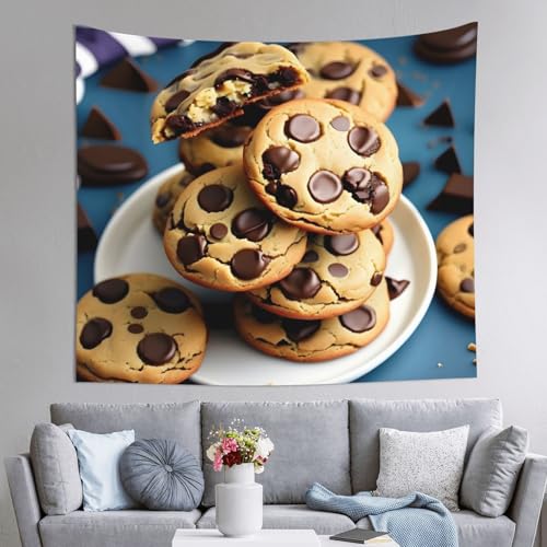 Tapisserie chambre pépites de chocolat pour studio étudiant