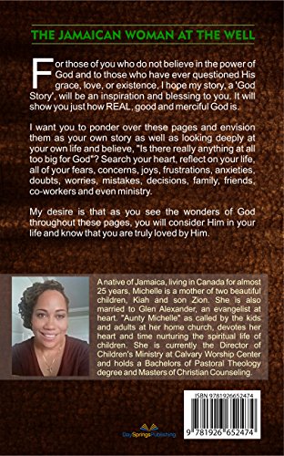 The Jamaican Woman at the well 1926652479 Book Cover