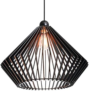 Bellaniks Wooden Ceiling Light - Easy-to-Assemble Pendant Lighting Chandelier - Modern Boho Hanging Lamp Fittings Kit for Dining, Kitchen, Bedroom, Living Room - Adjustable Cord, Uses Standard Bulbs
