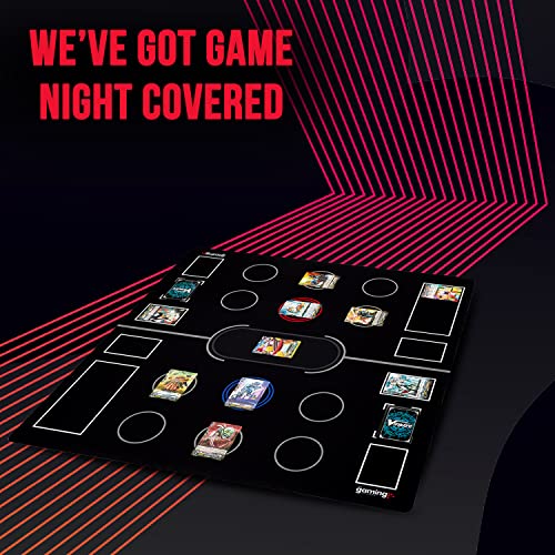 Die Gaming Mat Company 2-Spieler CARDFIGHT!! Vanguard Spielmatten für Vanguard TCG Karten - Deluxe 72cm x 72cm x 4mm mit Rear Guard & Guardian Kreisen - Spielmatten