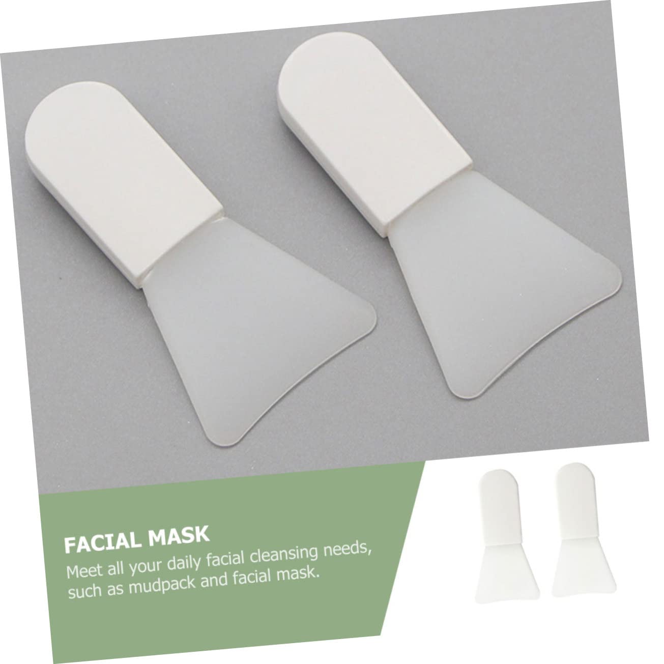 Skincare Tools 8-piece Brush Set: Shovel Fan Tongue Mini Silicone Brushes Long-lasting image 5