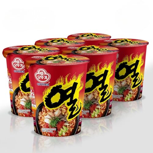 Image of OTOKI Yeul Ramen Korean Style Instant Cup Noodles 62gm, Pack of 6 (372g) | The Product of Korea
