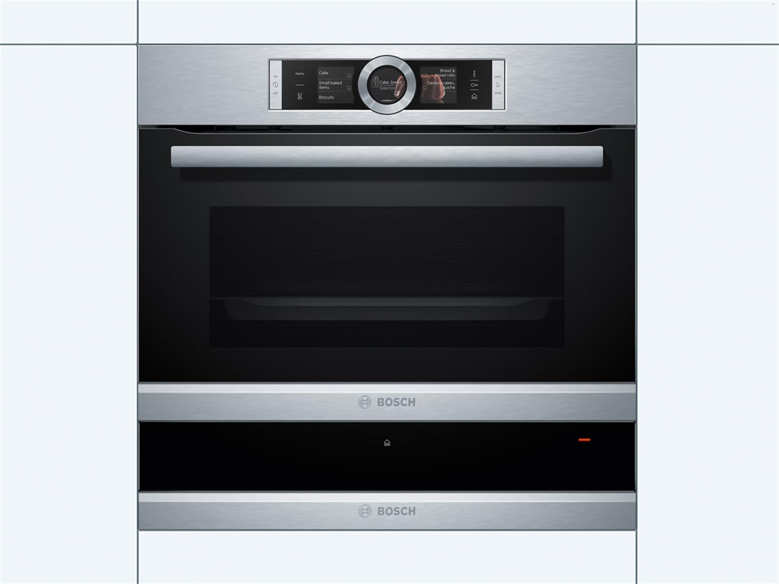 Tiroir chauffe plat Bosch BIC630NS1 - Noir et Inox