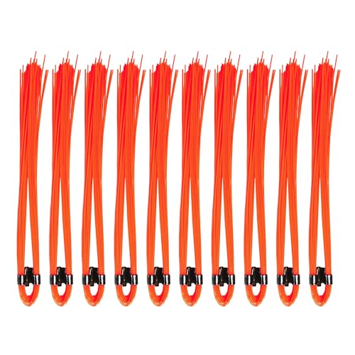 Presco Marking Whiskers 1/2 in. x 6 in. (Neon Orange) 10-Pack