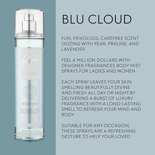 Designer Fragrances 3 Pack Assorted Bundle - Blu Cloud - Daisee - Only Yours - Women's Feminine Body Mist Sprays For Silky Soft, Beautifully Smelling Divine & Fresh Skin, Great Gifts - 250ml - Image 3