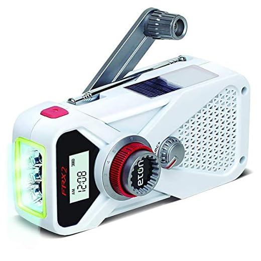 Best Emergency Hand Crank Radio in 2024 | Vanessa Davison Eton American Red Cross FRX2 Hand Turbine AM/FM/NOAA Weather Radio with USB Smartphone Charger and LED Flashlight