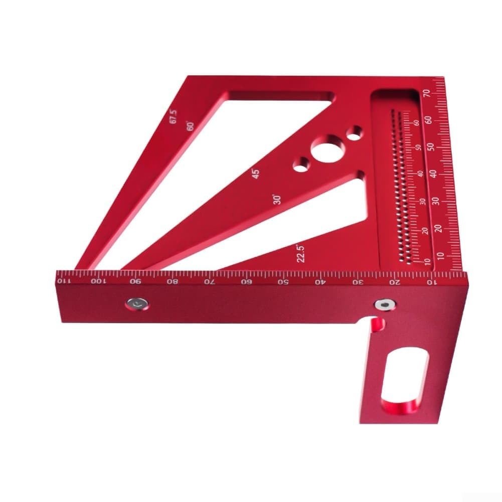 para calibre Ángulos Múltiples Grabado para preciso Metal para(Red Inch)