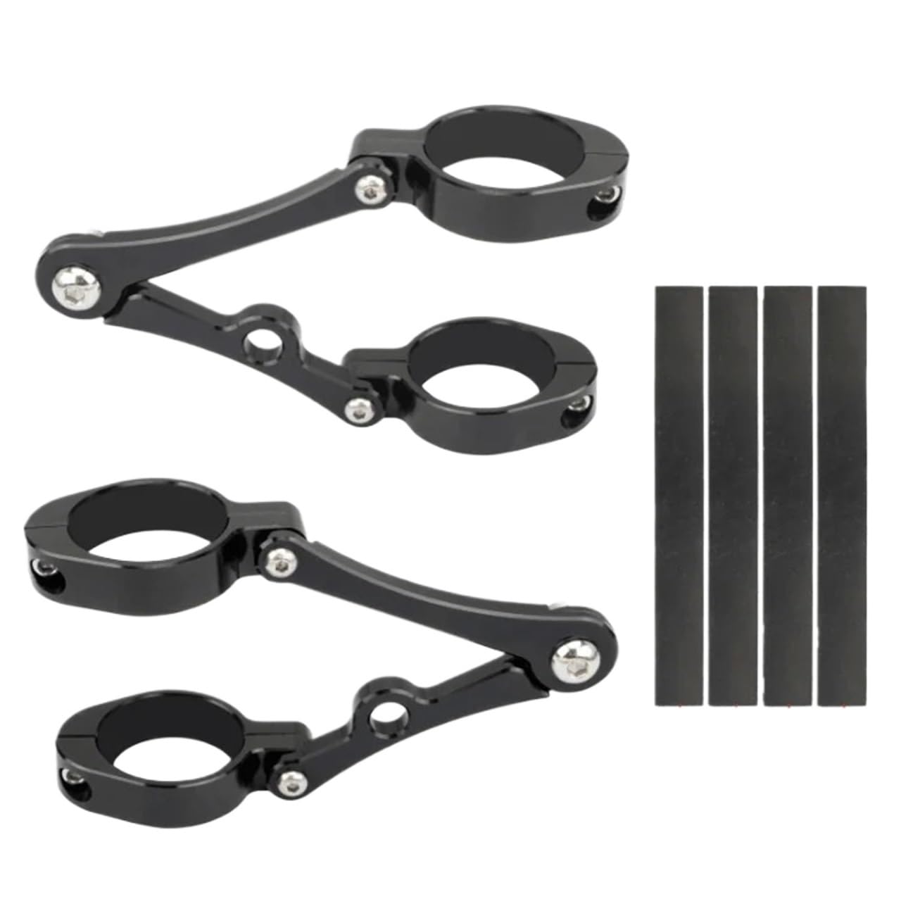 Geardrivex 54-58Mm Headlight Bracket 33Mm-58Mm Headlight Bracket Mount Clamp Fork Tube Light Holder 54 49 45 41 37Mm Motorcycle Bobber Cafe Racer Universal(54-58Mm)