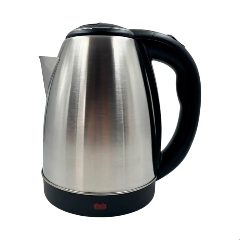Chaleira Elétrica Inox Portátil 1,8l Jarra Térmica Esquenta Chá Ferve Água Rápido 110v ou 220v (Chaleira Elétrica Inox 220v)