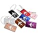 PIXNOR Metal Travel Luggage Tags Suitcase Tags with Strings Pack of 8