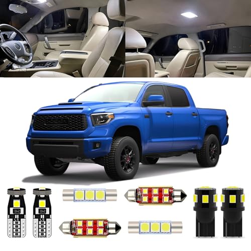 Kit de luz interior LED 18 piezas Blanco 6000K para Toyota Tundra miniatura 1